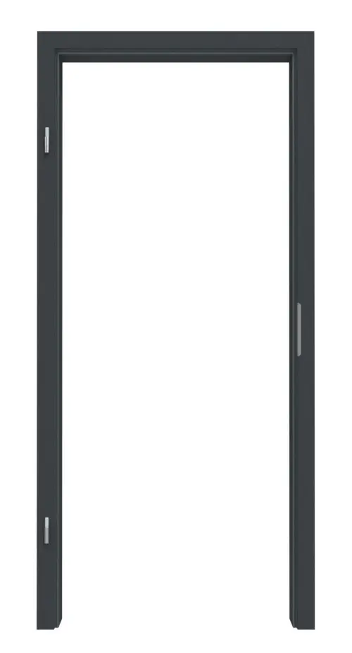 LEBO ościeżnica ultramatowy antracyt podobny do RAL 7016 Versio z zaokrągloną krawędzią