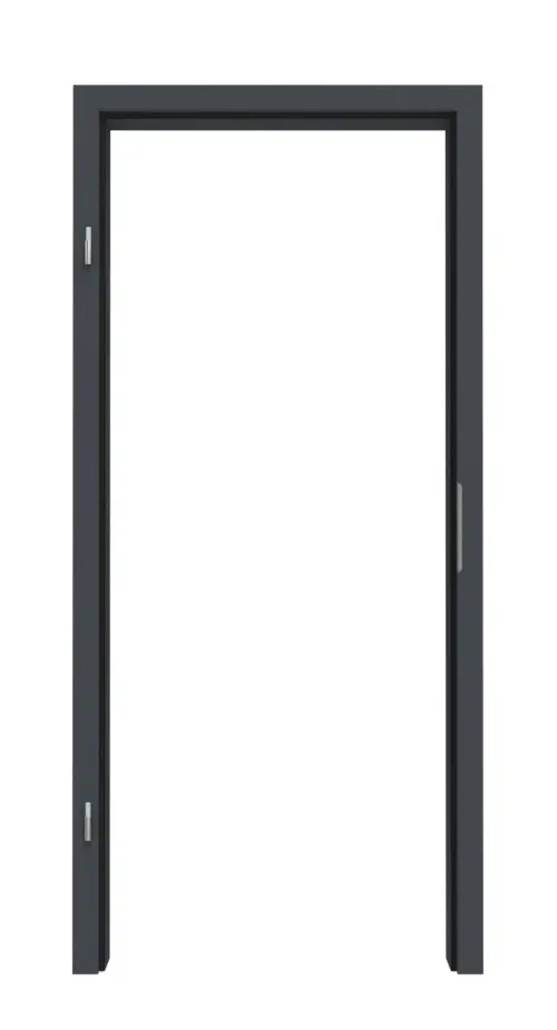 Widok frontowy ościeżnicy Graphit CPL z zaokrągloną krawędzią - Classen