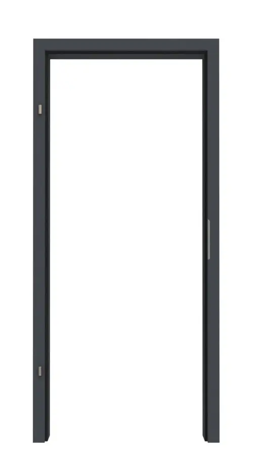 CLASSEN ościeżnica do drzwi wejściowych do mieszkania grafit CPL z zaokrągloną krawędzią