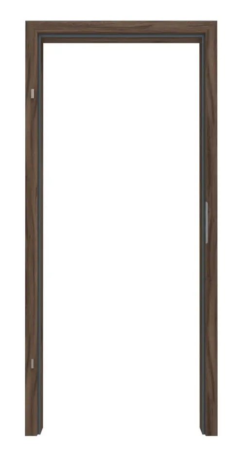 HÖRMANN ościeżnica do drzwi dymoszczelnych dąb alpejski Duradecor ProLine z zaokrągloną krawędzią