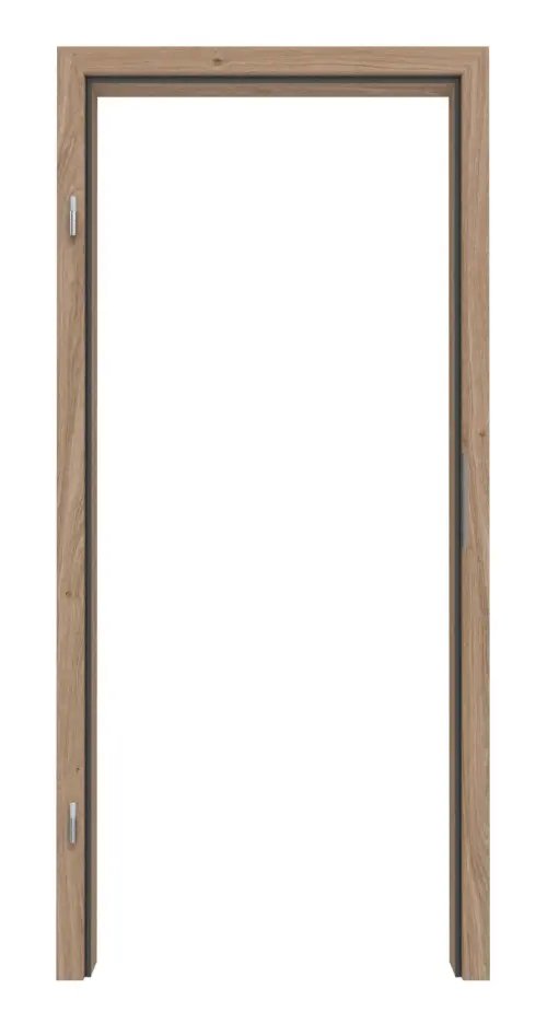 HÖRMANN ościeżnica dąb sękaty matowy fornir z drewna naturalnego z prostokątną krawędzią
