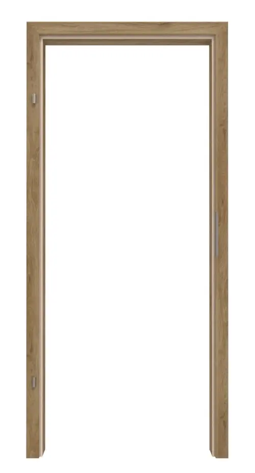 HÖRMANN ościeżnica do drzwi dymoszczelnych dąb naturalny Duradecor ProLine z zaokrągloną krawędzią.