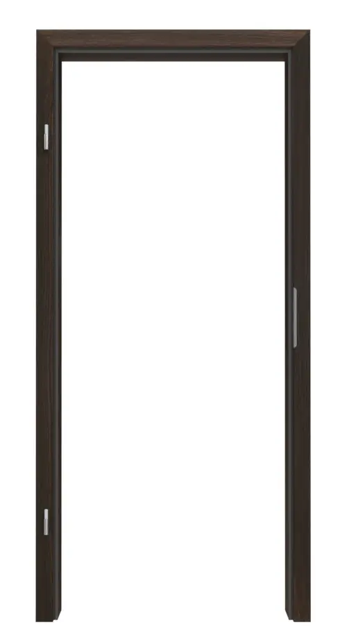 Ościeżnica HÖRMANN w kolorze dębu wędzonego, matowa okleina z prawdziwego drewna z prostokątnymi krawędziami