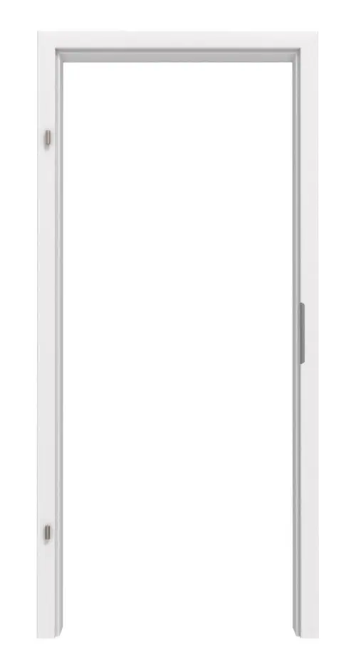 JELD-WEN Ościeżnica do drzwi dymoszczelnych, szaro-biała Optima DuriTop CPL z zaokrągloną krawędzią