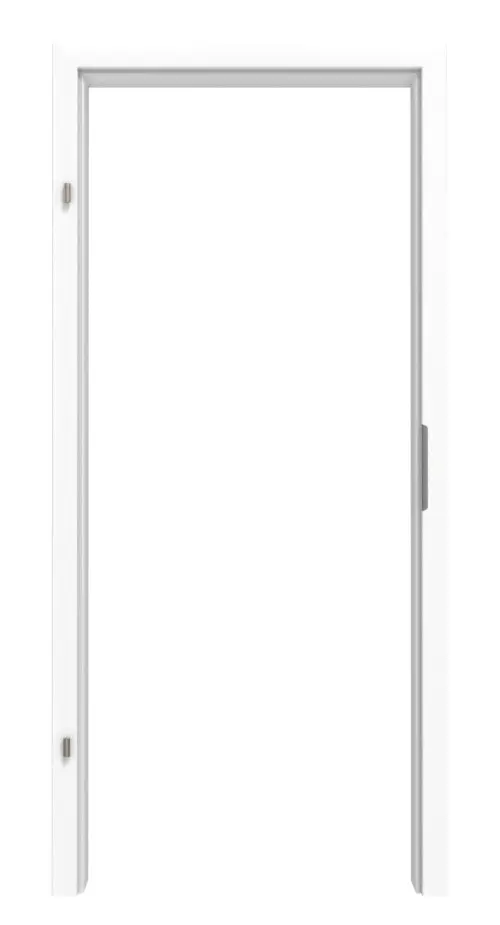 JELD-WEN ościeżnica do drzwi dymoszczelnych jesion aksamitny biały CPL z zaokrągloną krawędzią