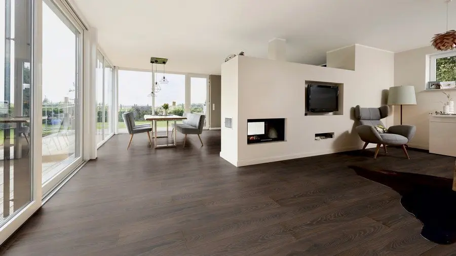 TER HÜRNE podłoga z designem klick dąb Cocoa głęboko szczotkowane deska w stylu wiejskim Dureco klasyczny Edition Strong