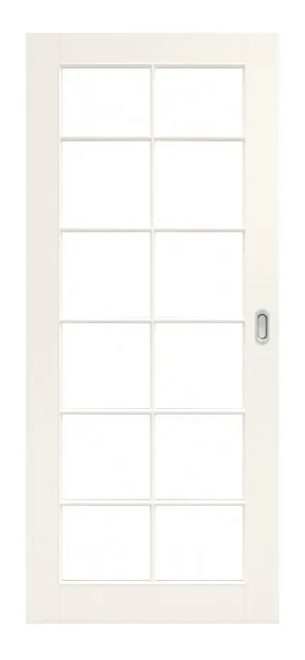 Zdjęcie Stiba Plus 1F LA-12G drzwi przesuwne z wycięcie na szybę - Jeld-Wen