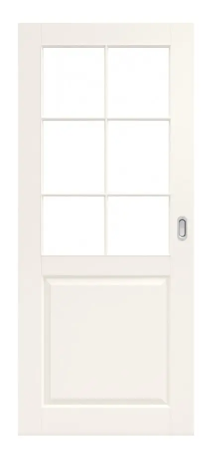 Zdjęcie Stiba Plus 3F LA-6G drzwi przesuwne z wycięcie na szybę - Jeld-Wen