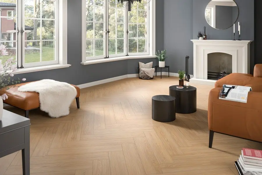 EGGER Panele laminowane Casella Naturalny Dąb Jodełka NatureSense Jodełka