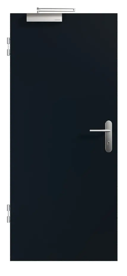 WESTAG drzwi dymoszczelne Grafit A 14 GetaLit HPL