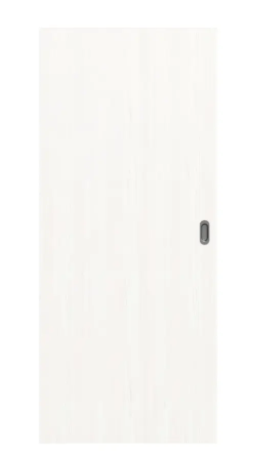 Widok z przodu drzwi przesuwnych biel pino Basic Durat - Huga