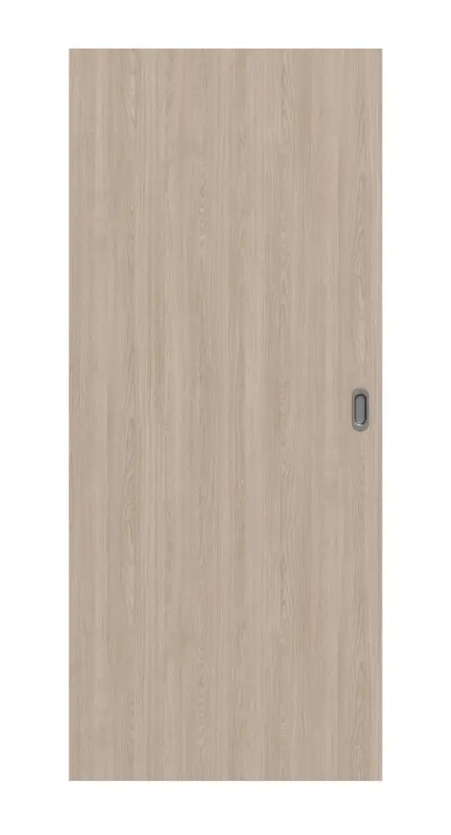 Widok z przodu drzwi przesuwnych dąb szary Basic Durat - Huga
