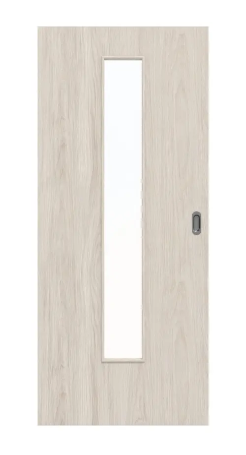 Widok z przodu dąb lazurowany LA 24 Basic Durat drzwi przesuwne - Huga