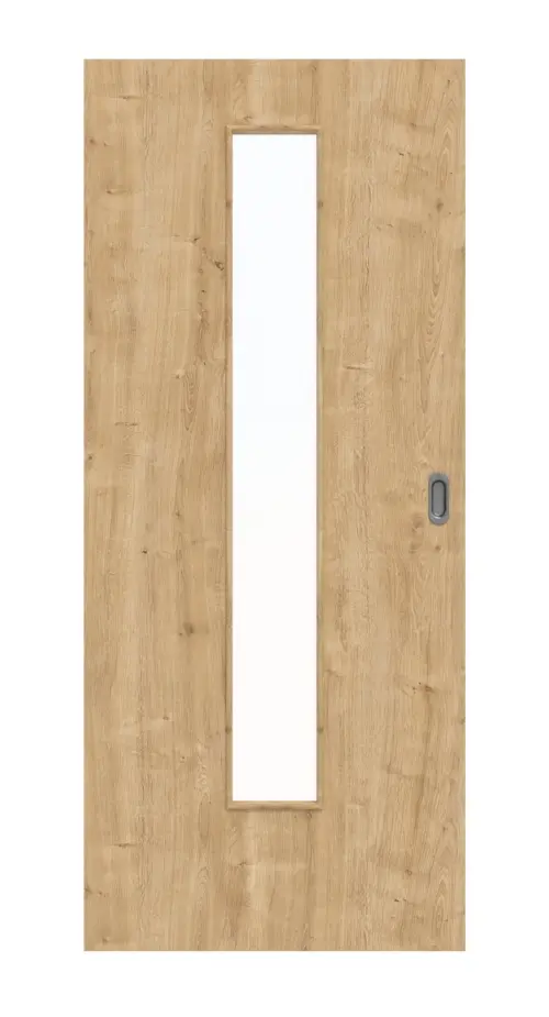 Zdjęcie frontowe dąb sękaty LA 24 Basic Durat drzwi przesuwne - Huga