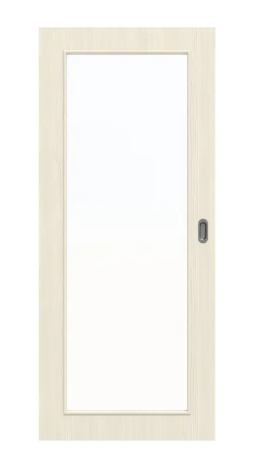 Zdjęcie z przodu modrzew lazurowany LA 27 Basic Durat drzwi przesuwne - Huga