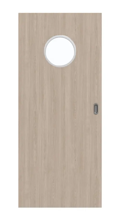 Widok z przodu dąb szary LA Bulaj Basic Durat drzwi przesuwne - Huga