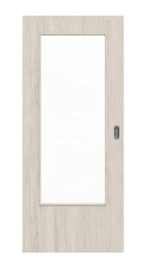 Widok z przodu - dąb lazurowany DIN-LA Basic Durat drzwi przesuwne - Huga