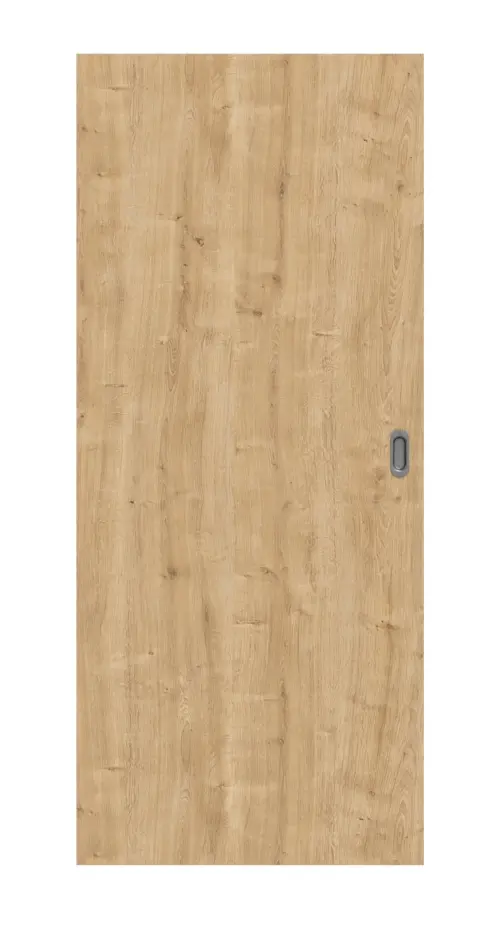 Widok z przodu drzwi przesuwnych dąb sękaty Basic Durat - Huga