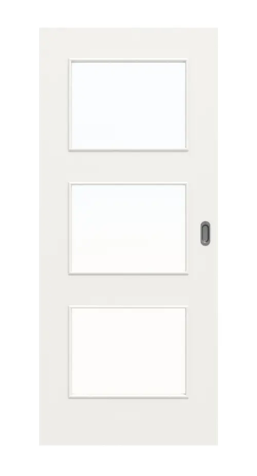 Zdjęcie frontowe biały podobny do RAL 9016 LA 11 Basic lakier drzwi przesuwne - Huga