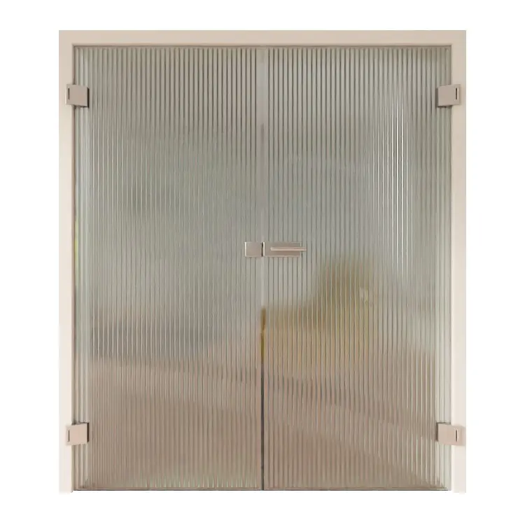 GARANT Drzwi podwójne z całkowitego szkła Masterligne Ornament