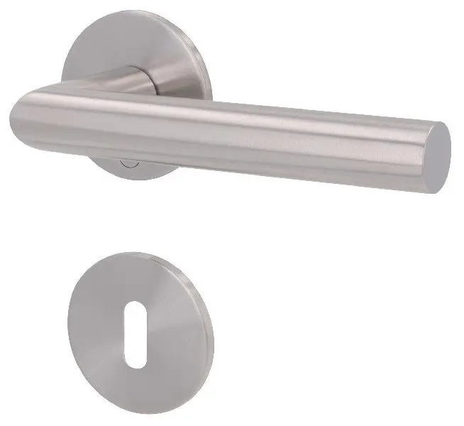 1. Zdjęcie SÜDMETALL półzestaw jednostronny Ronny II-R stal nierdzewna satynowana płaski