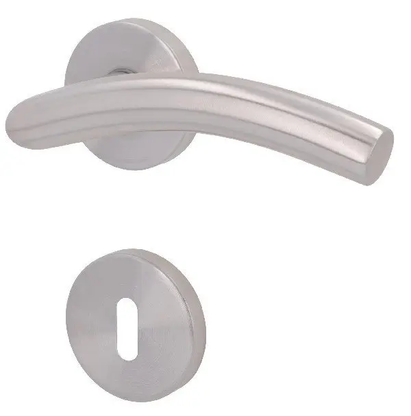 1. Zdjęcie Lisa-R stal nierdzewna satynowana zestaw do drzwi pokojowych Top Speed - Südmetall