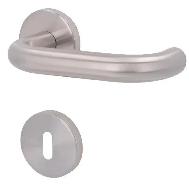 1. Zdjęcie Paula II-R stal nierdzewna satynowana zestaw do drzwi pokojowych Top Speed - Südmetall