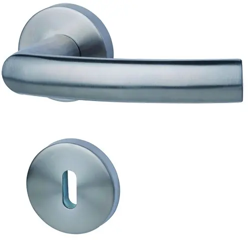 Katy-R stal nierdzewna satynowana zestaw do drzwi wejściowych do mieszkania Top Speed - Südmetall