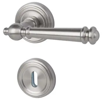 SÜDMETALL Zamek przeciwpożarowy Mount Everest-R Kolor stali szlachetnej satynowej. NAJWYŻSZA PRĘDKOŚĆ