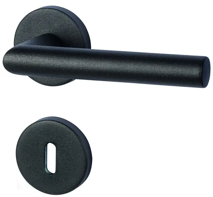 Ronny II-R rozeta okrągła wygląd stali czarnej Top Speed - Südmetall