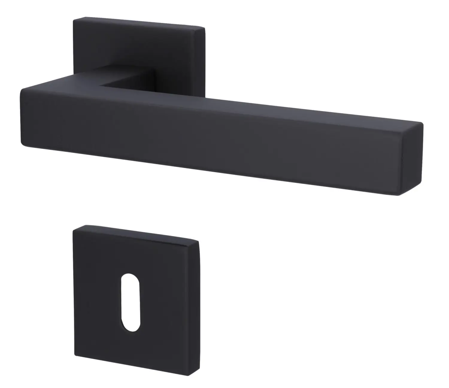 SÜDMETALL klamka drzwiowa Galina Square-R czarny matowy Vario Star