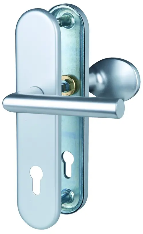 SÜDMETALL Okucie ochronne Sicura Ronny-LS/LS aluminium F1 do drzwi wejściowych do mieszkania