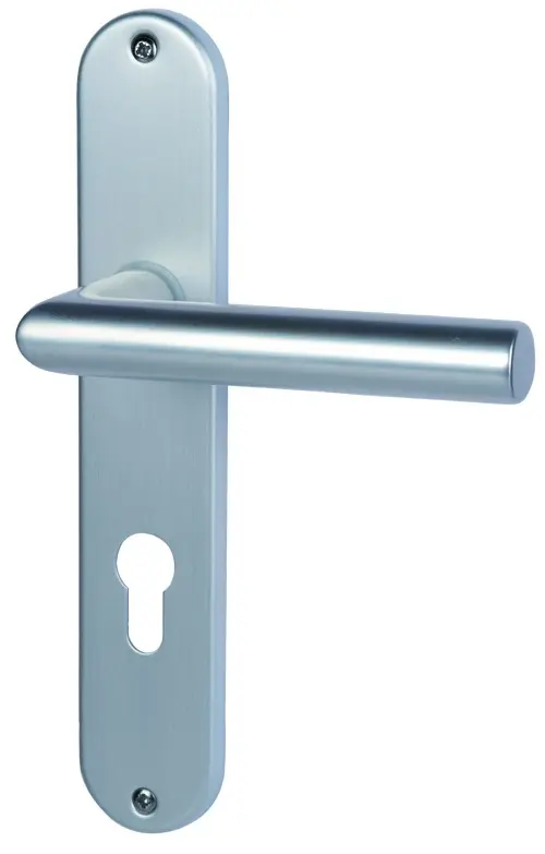 SÜDMETALL okucie Ronny-LS aluminium F1 perłowo-satynowane Vario Star do drzwi wejściowych do mieszkania