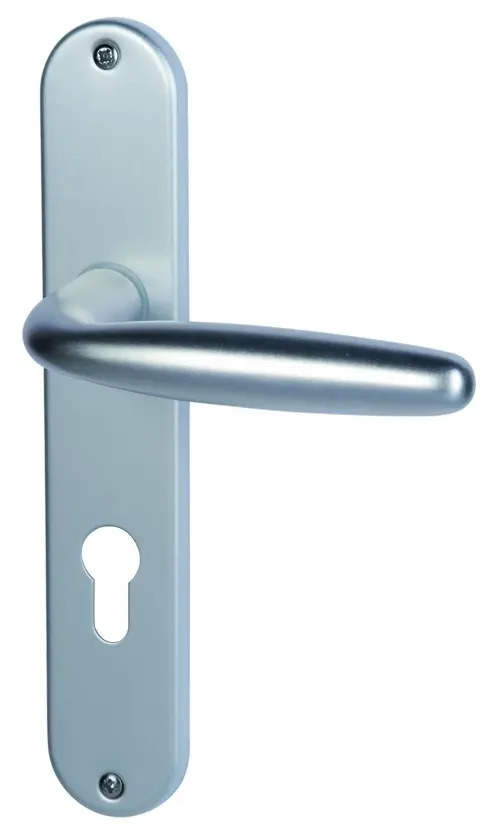 Arena-LS aluminium F1 perłowo-matowe zestaw do drzwi wejściowych do mieszkania Vario Star - Südmetall