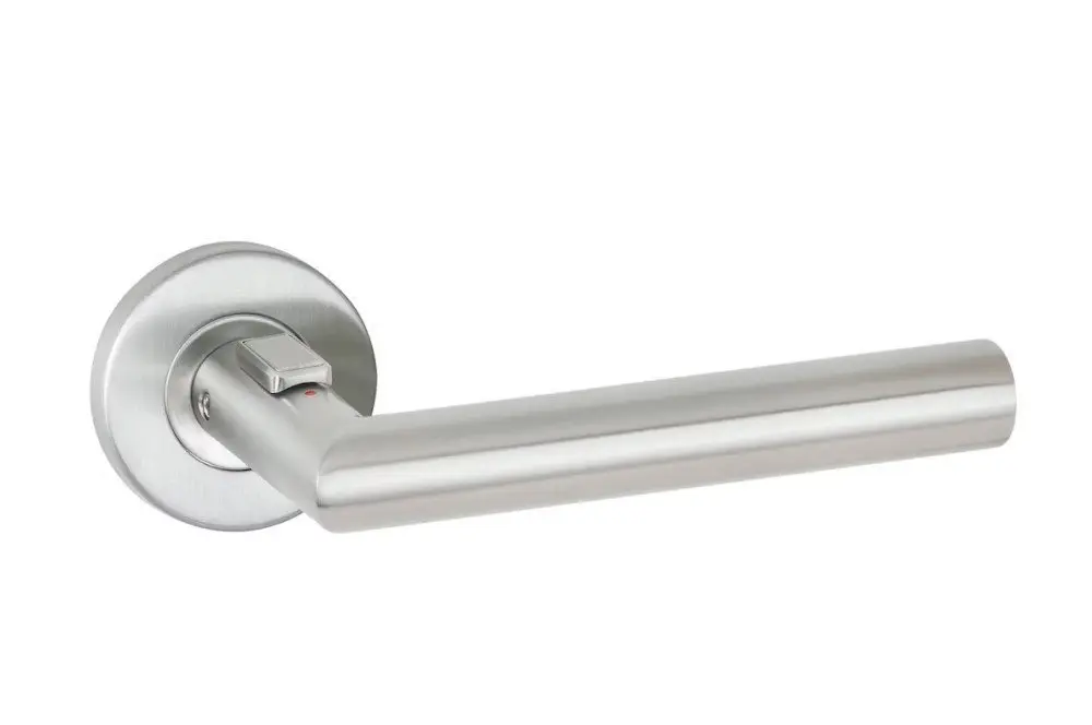 HÖRMANN klamka FastLock Eurodrücker zaokrąglona, stal nierdzewna matowa, bez rozety na klucz