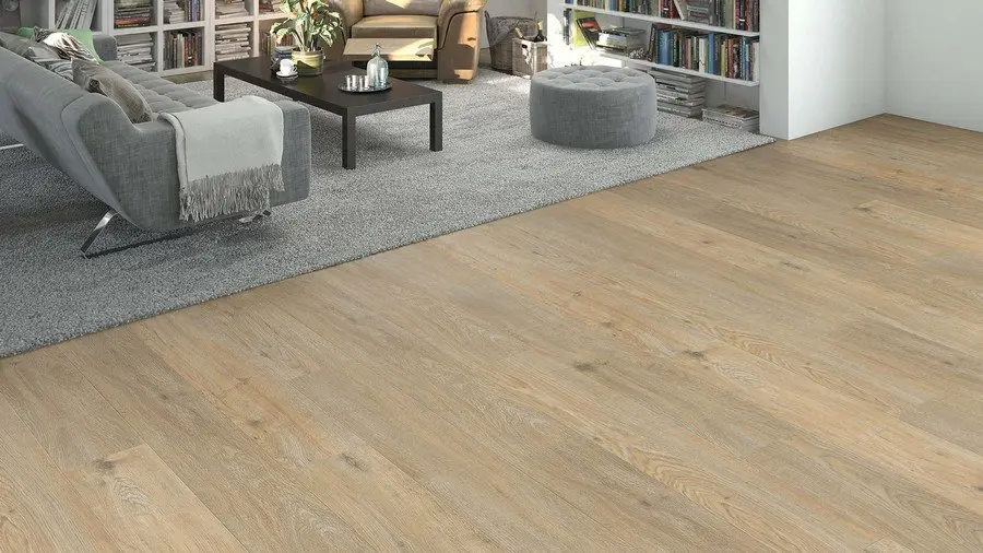 HARO podłoga z designem klick dąb Quebec alabaster autent. Disano WaveAqua TC