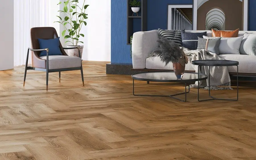 Widok Twojedrzwi24 Collection panele laminowane Tarragona dąb Fishbone Collection zdjęcie 4