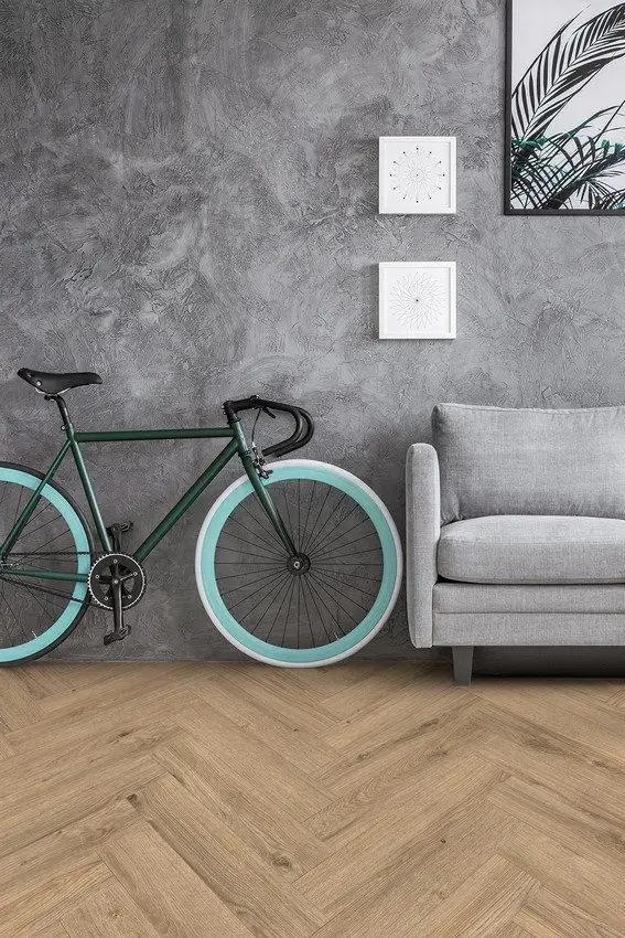 Widok Twojedrzwi24 Collection panele laminowane Rello dąb Fishbone Collection zdjęcie 3