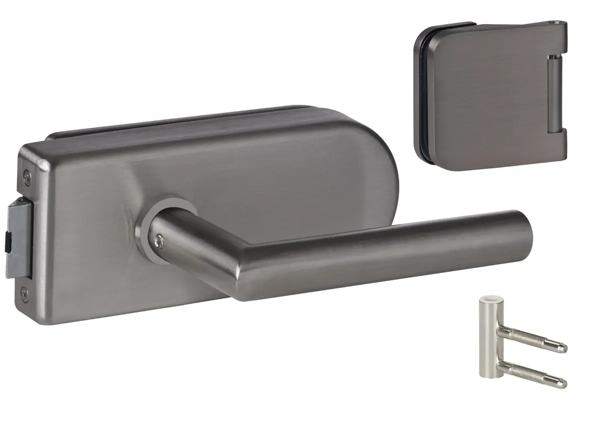 Zestaw drzwi szklanych Valencia drzwi dwuskrzydłowe Südmetall