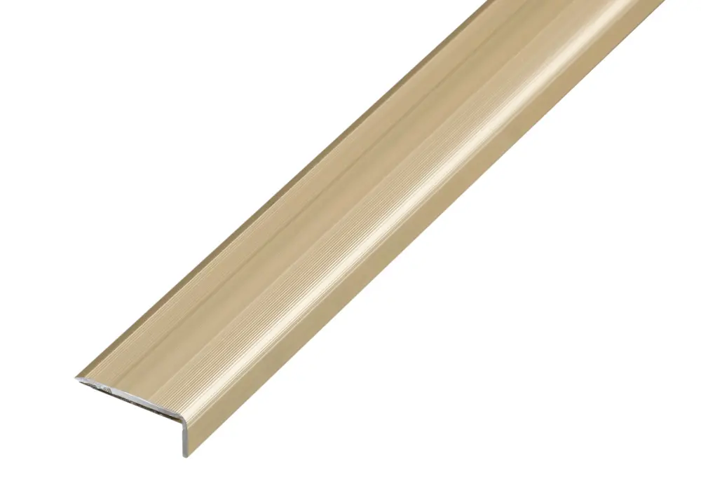 PROLINE PROSTEP Profil kątowy aluminium 25x10mm anodowane szampańskie samoprzylepny 100cm