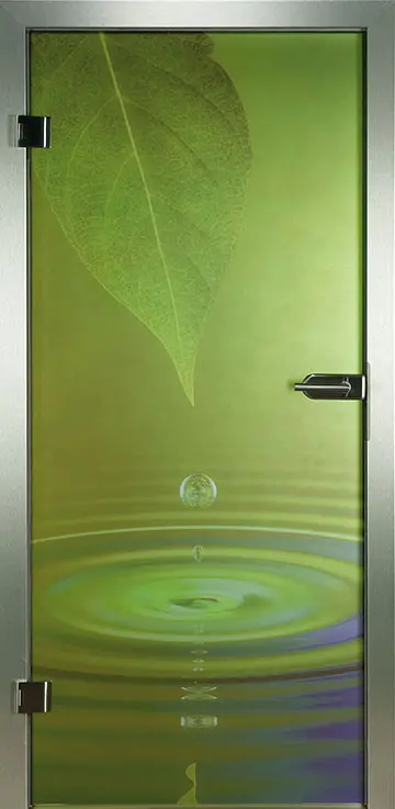 PIKTURA LOFT drzwi szklane Waterdrop z kolorowym nadrukiem