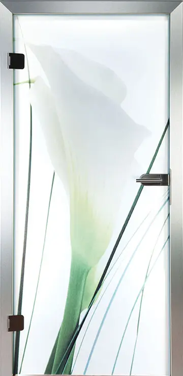 Drzwi szklane Flora Piktura Loft - drzwi z nadrukiem kolorowym