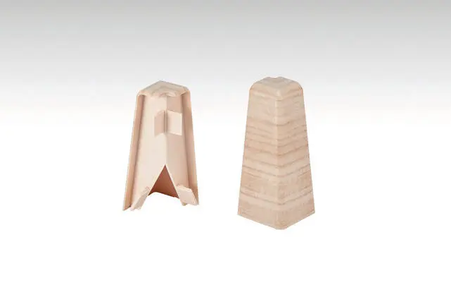 Dąb jasny narożnik zewnętrzny do listew przypodłogowych profil 3 PK - MEISTER