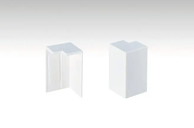 Neutralny, biały narożnik zewnętrzny (samoprzylepny) 8 PK/18 PK - MEISTER