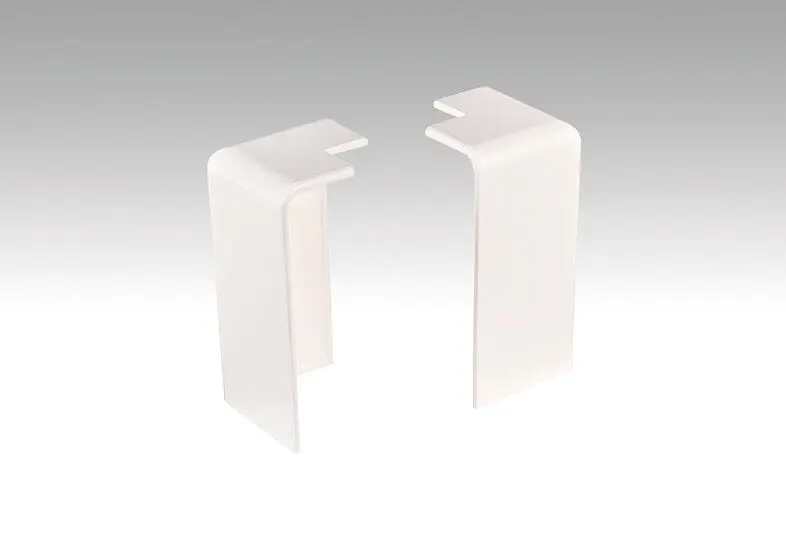 Biały 2001 narożniki zewnętrzne do listew przypodłogowych 15MK/20PK Aqua4 - Meister