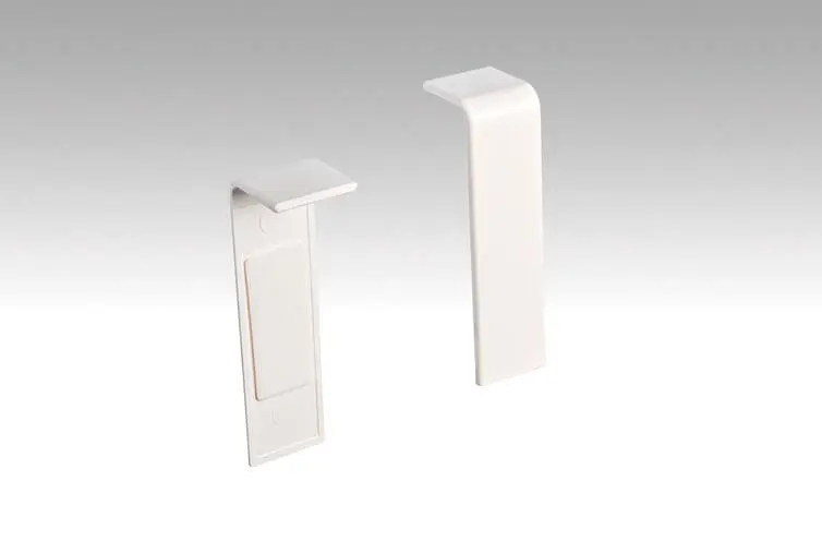 Biały 2001 element łączący do listew przypodłogowych 15MK/20PK Aqua - Meister