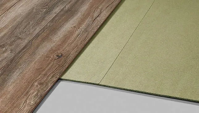 Widok układania podkładu podłogowego HWF 5,0 7 m² PROBASE Nature - Proline