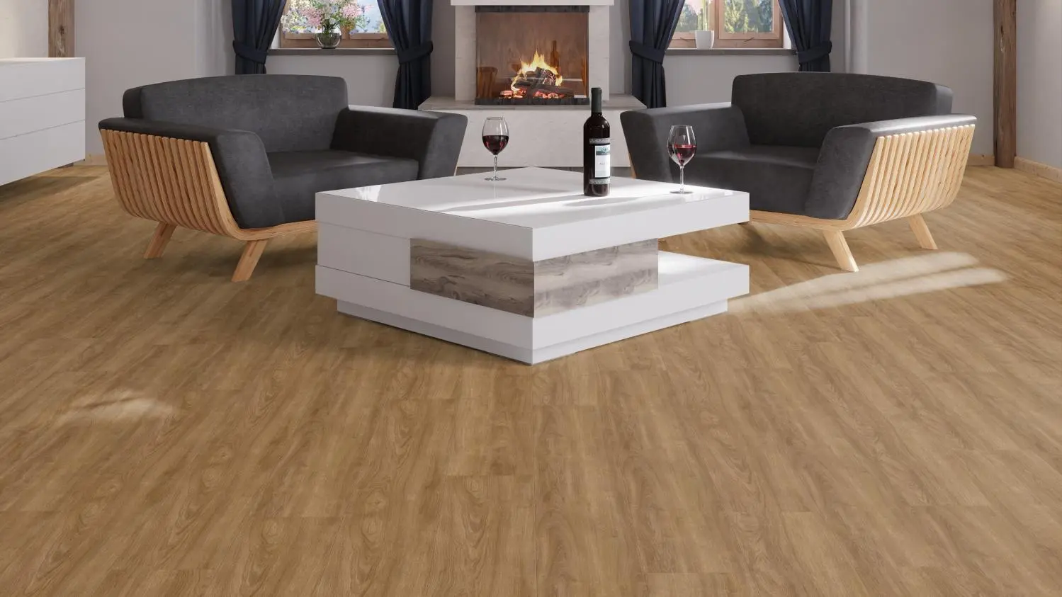 HA dąb naturalny Tritty 200 Aqua Gran Via Silent Pro panele laminowane 541590-1 Penthouse-01