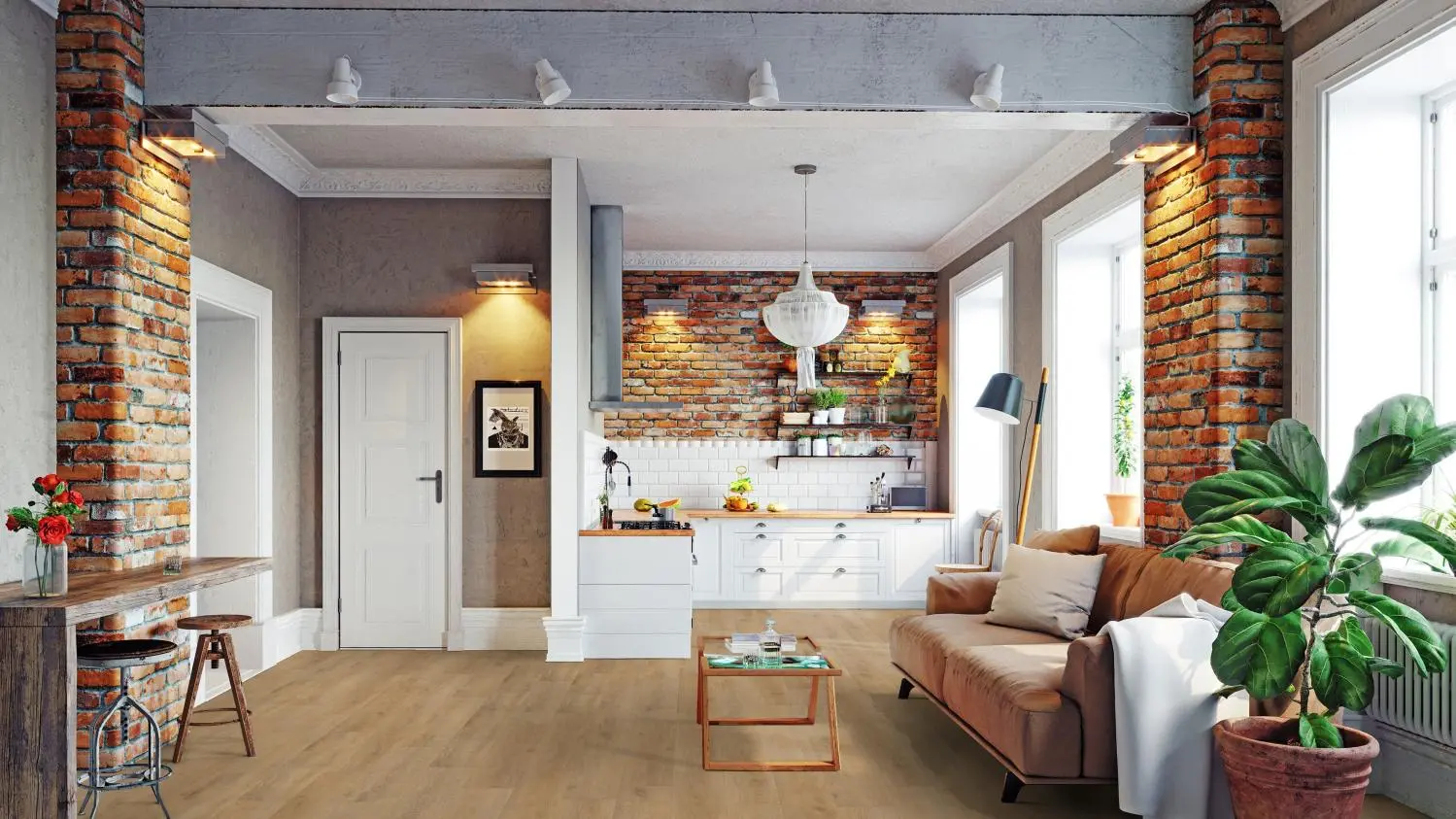 HA Tritty 100 Silent CT, dąb Veneto naturalny, panele laminowane 541512-1, biuro domowe 01