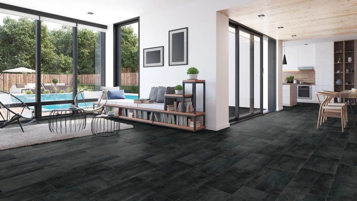 KRONO Original podłoga z designem klick Brooklyn Dark K510 Organic Flex - korek